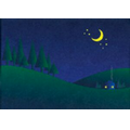 Night Sky Everyday Blank Note Card (3 1/2"x5")